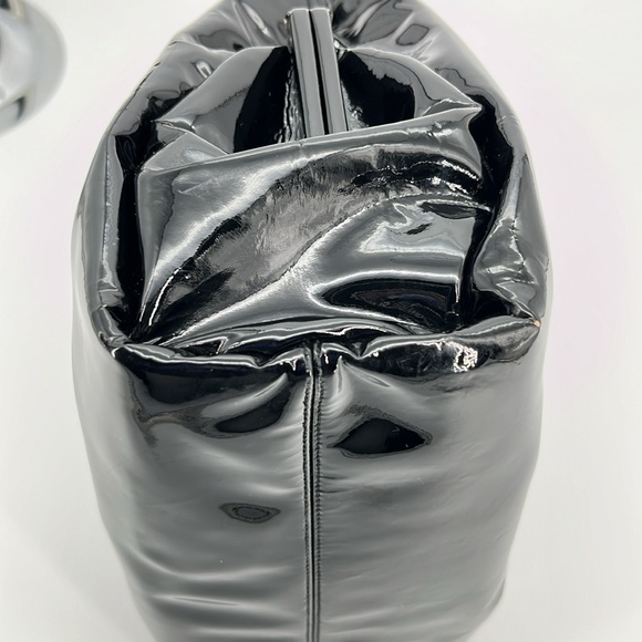 RARE!!! Vintage Koret Satchel w/ stunning gold clasp and real patent leather - Picture 10 of 11